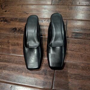 Oak + Fort Leather Mule · Size 10